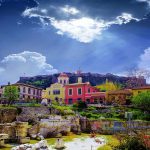 More Greece Athens,Greece.Plaka area..Remains of the Hadrian's Library in Monastiraki square in Athens